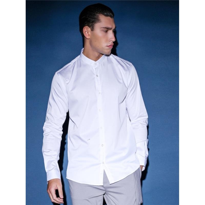 ΑΝΔΡΙΚΟ ΠΟΥΚΑΜΙΣΟ REGULAR Μ/Μ DIVERSE ΛΕΥΚΟ 23046-865-01-WHITE