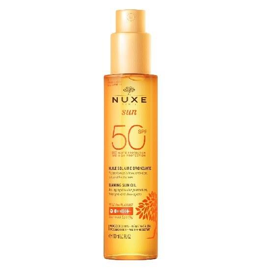 NUXE Sun Tanning Oil For Face & Body SPF50 150ml