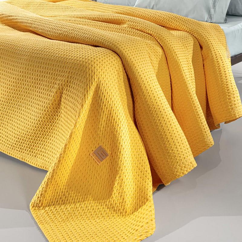 Κουβέρτα Πικέ Υπέρδιπλη 230X260 Guy Laroche Vivid Yellow (230x260)