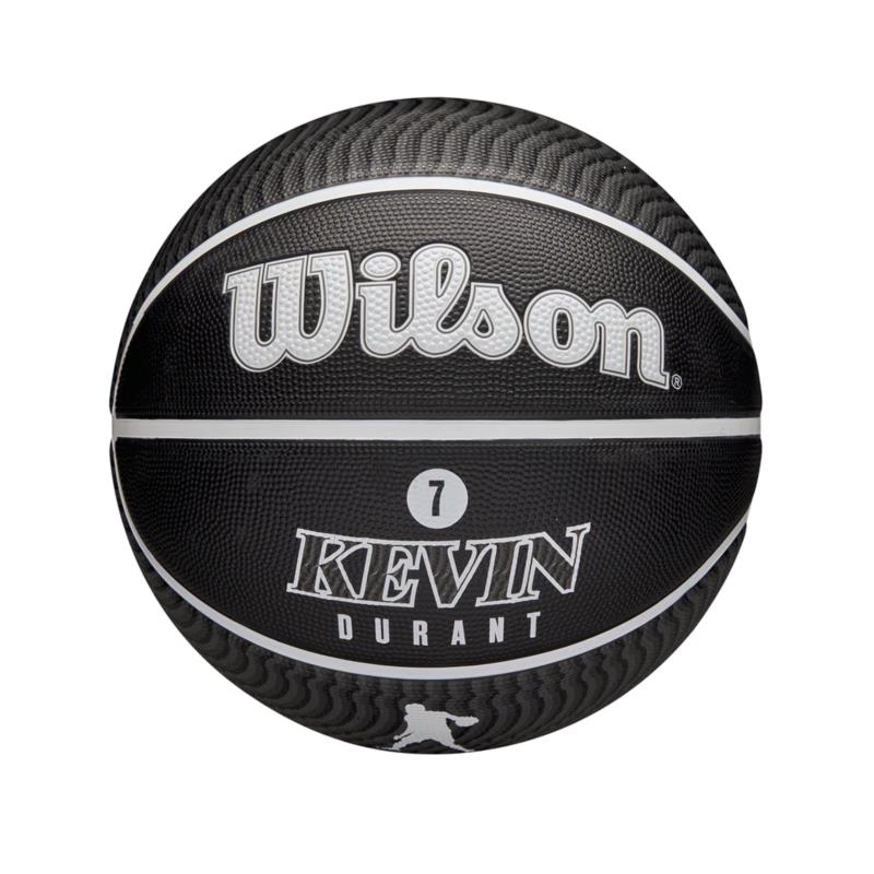 Wilson - WZ4006001XB7 NBA PLAYER ICON OUTDOOR BSKT DURANT 7 - GREY/BLACK