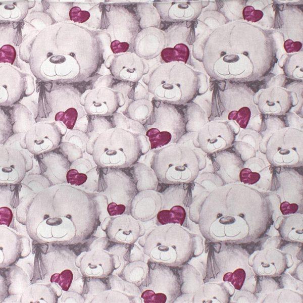DIMcol ΣΕΝΤΟΝΑΚΙ ΛΙΚΝΟΥ bebe Teddy Bear 536 80X110 Purple Cotton 100%