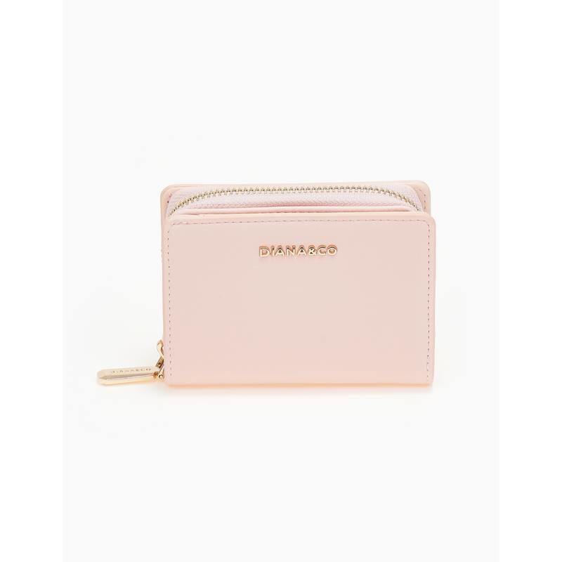 Γυναικείο πορτοφόλι με μαγνητικό κούμπωμα - Ροζ