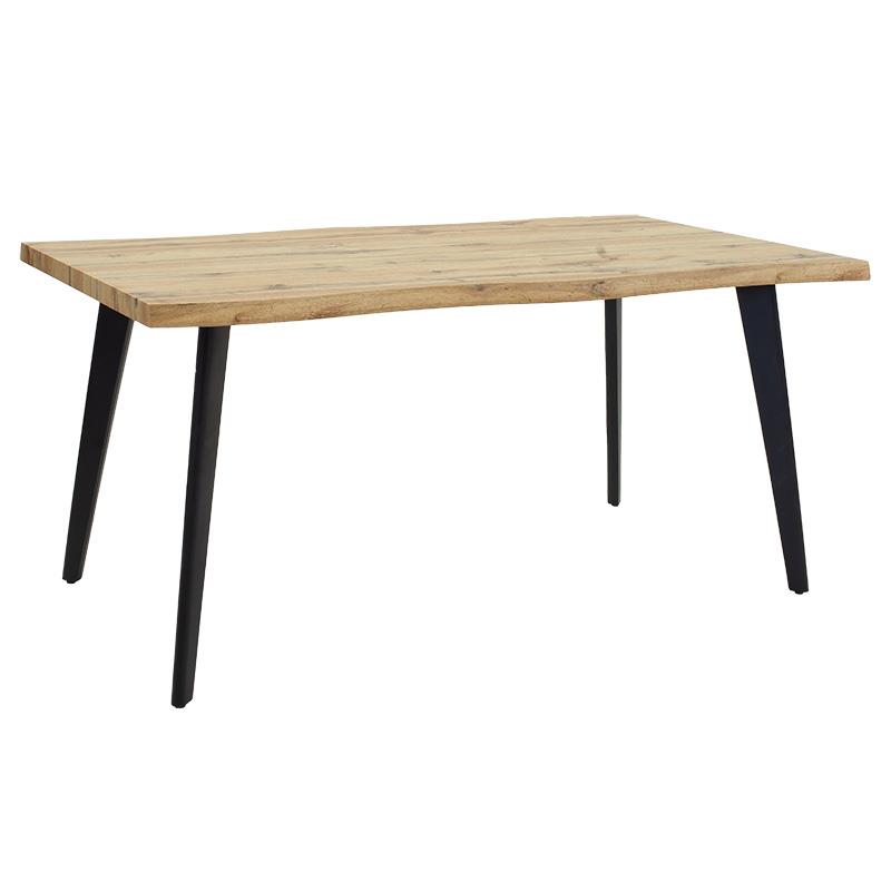 Τραπέζι Velto pakoworld MDF sonoma 160x90x76εκ - PAKO WORLD - 096-000030