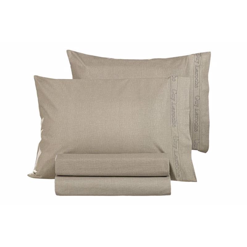 Μαξιλαροθήκες Ζεύγος 50X70 Guy Laroche Color Plus Taupe (50x70)