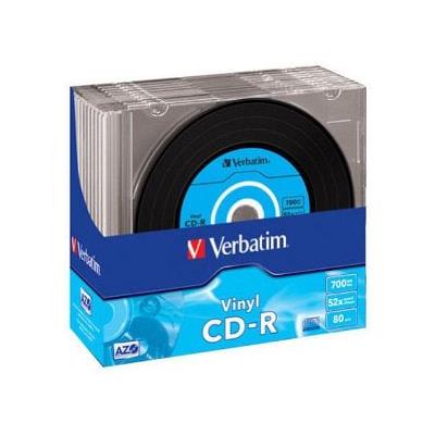 Verbatim CD-R 700MB 52x Vinyl Slim Case 1 τεμ - Μέσο αποθήκευσης