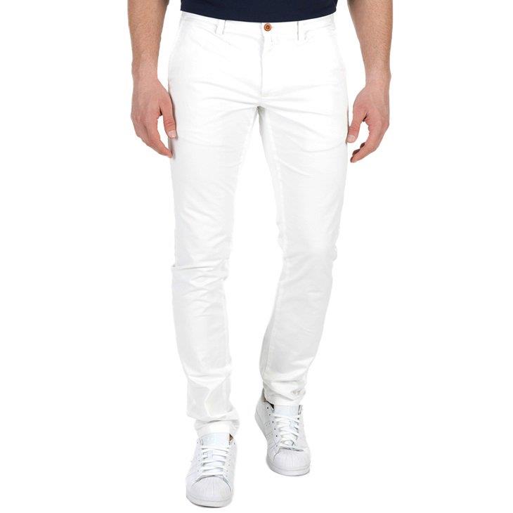 Ανδρικό λευκό παντελόνι chino
