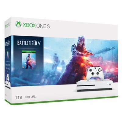 Microsoft Xbox One S White - 1TB & Battlefield V