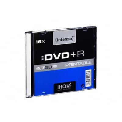 Intenso DVD+R 16x 4,7GB 120min Printable SlimCase - 1 τεμ - Μέσο αποθήκευσης
