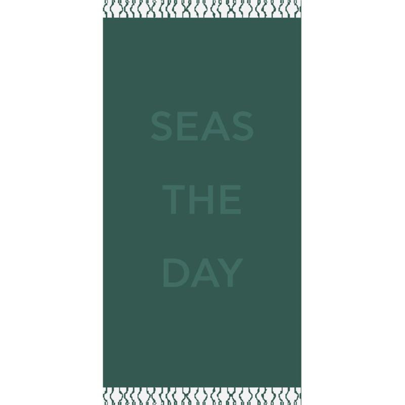 Πετσέτα Θαλάσσης 86X160 Melinen Beach Seas The Day Green (86x160)