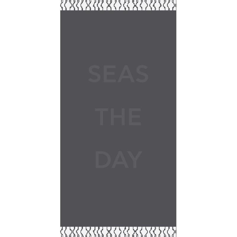 Πετσέτα Θαλάσσης 86X160 Melinen Beach Seas The Day Grey (86x160)