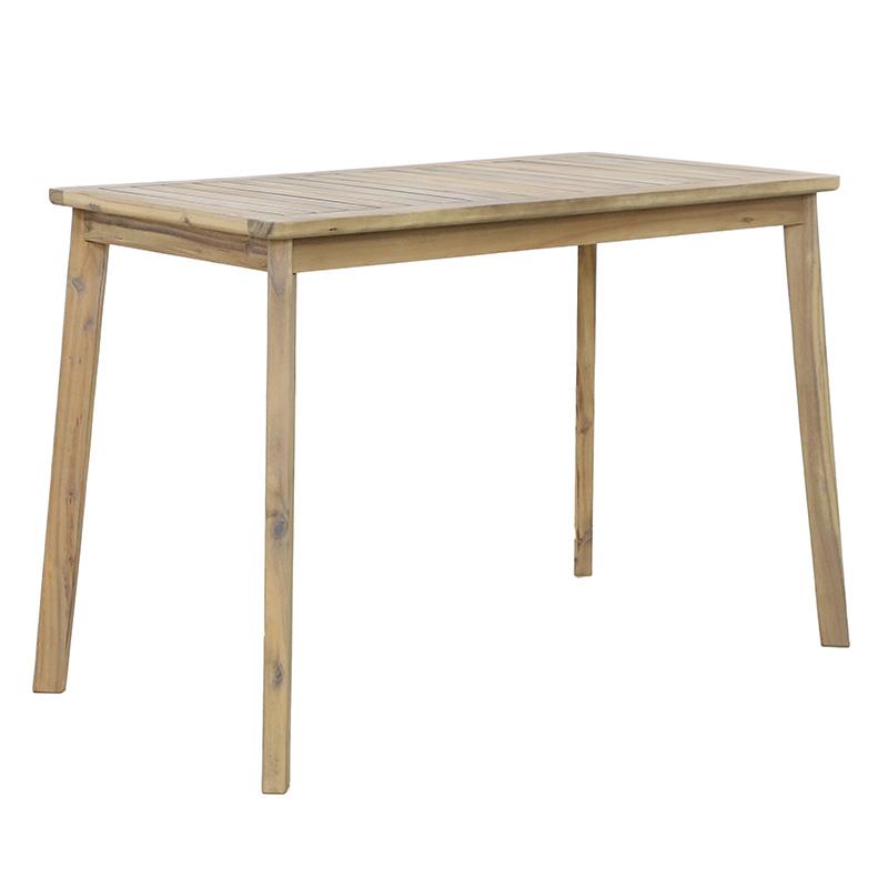 Τραπέζι μπαρ Bravo pakoworld φυσικό ξύλο ακακία 130x70x90εκ - PAKO WORLD - 228-000011