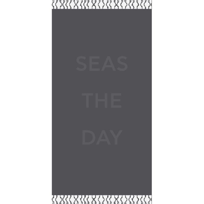 Πετσέτα Θαλάσσης (86x160) Melinen Seas The Day Grey