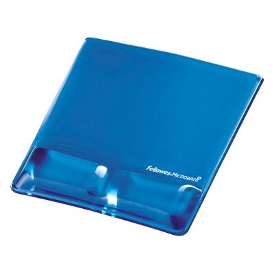 Mousepad Fellowes Health-V™ Crystal Wrist Support - Μπλε