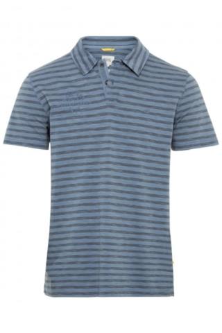 ΑΝΔΡΙΚΟ ΚΟΝΤΟΜΑΝΙΚΟ POLO SHIRT ΡΙΓΕ ΜΠΛΕ ΑΝΟΙΧΤΟ ΚΑΝΟΝΙΚΗ ΓΡΑΜΜΗ