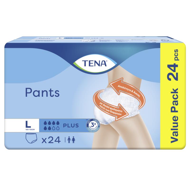 Πάνες ενηλίκων Large Tena Pants Plus (24 τεμ)