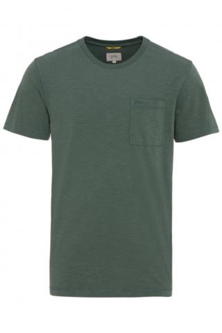 ΑΝΔΡΙΚΟ ΚΟΝΤΟΜΑΝΙΚΟ T-SHIRT ΜΕ ΤΣΕΠΗ ΠΡΑΣΙΝΟ ΚΑΝΟΝΙΚΗ ΓΡΑΜΜΗ