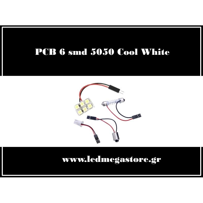 T10BA9S FES.6 SMD 5050 Ψυχρό Λευκό 05119