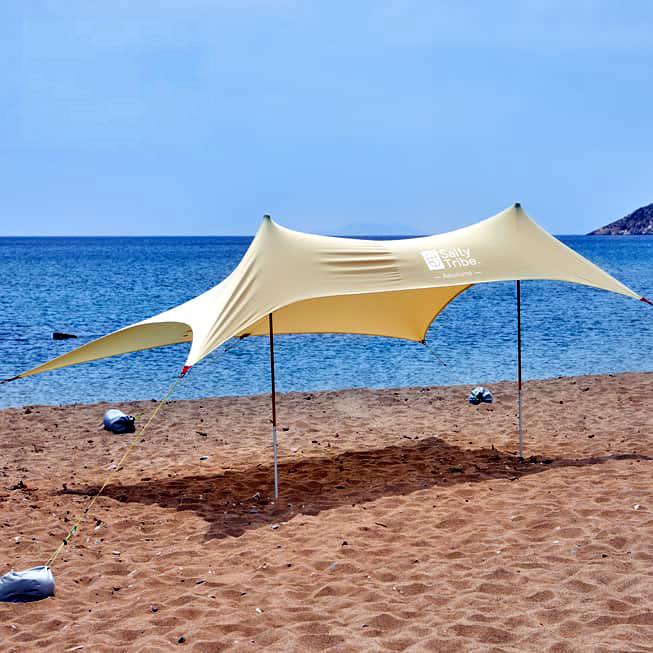 Τέντα Παραλίας Ελαστική SALTY TRIBE AEOLIANS Sand Umbra 300x250cm