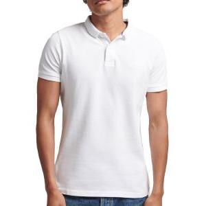 T-SHIRT POLO SUPERDRY OVIN CLASSIC PIQUE M1110343A ΛΕΥΚΟ