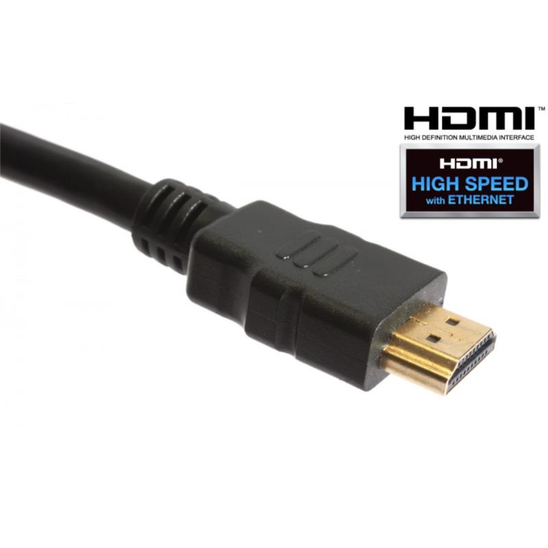 Καλώδιο HDMI σε HDMI 1μ High Speed με Ethernet 5205046707257