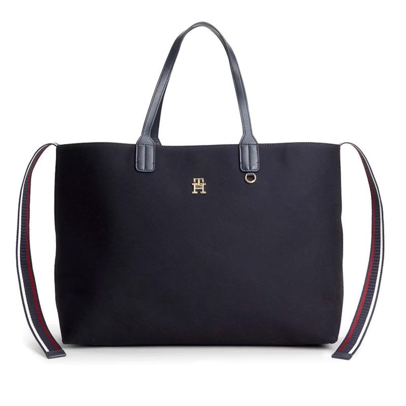 TWILL ICONIC TOMMY TOTE BAG WOMEN TOMMY HILFIGER