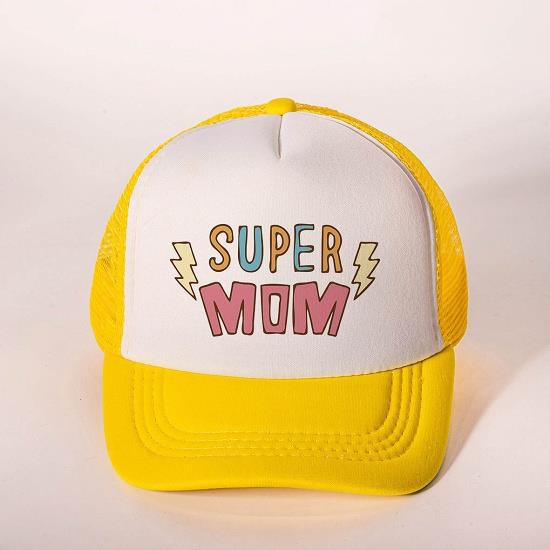 Super mom - Καπέλα Κίτρινο
