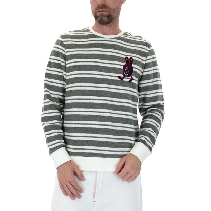 SILLOTH STRIPED GRAPHIC SWEATSHIRT MEN TED BAKER