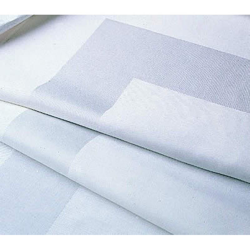 Τραπεζομάντηλο 105x105εκ. Polycotton Satin Band Line White (Σετ 6 Τεμάχια) (Ύφασμα: 50%Cotton-50%Polyester, Χρώμα: Λευκό) - OEM - 5201847010145-2