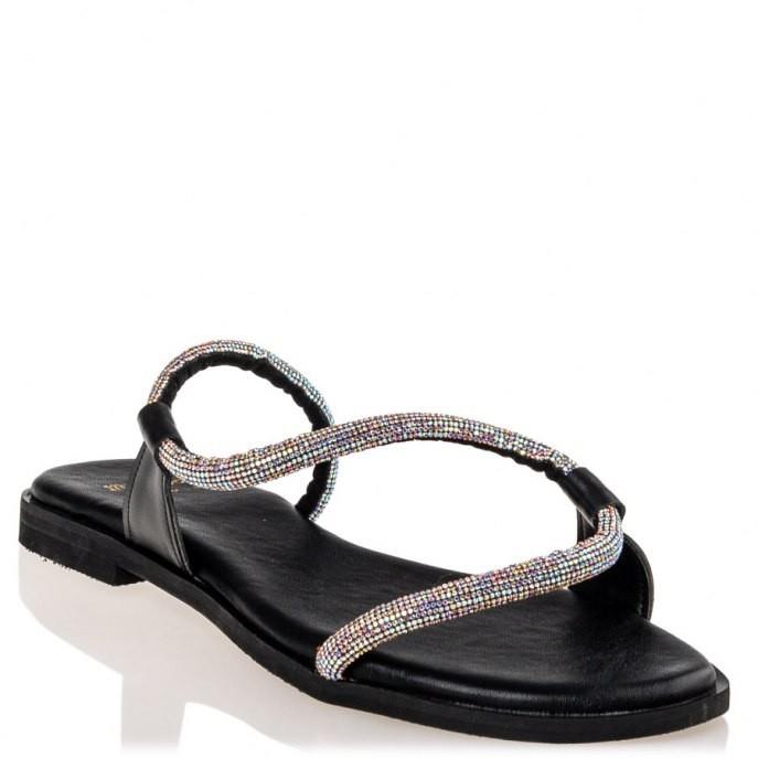 Mairiboo by Envie Shoes Γυναικεία Πέδιλα M03-17503-34 Μαύρο SUNDALS