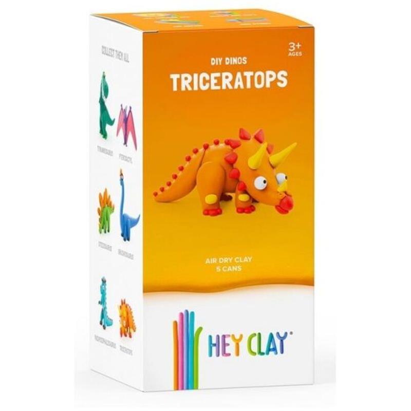 Hey Clay Claymates Triceraptors (440056)