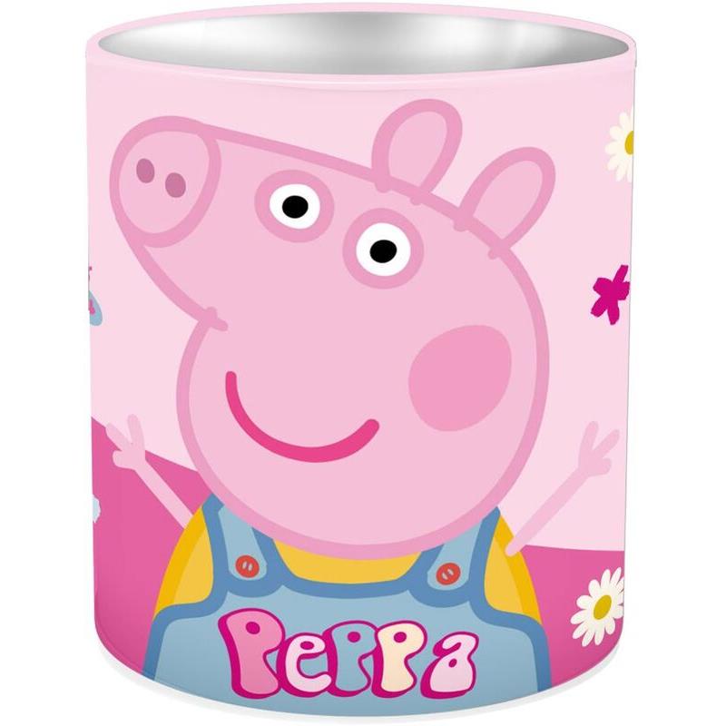 Peppa Pig Μολυβοθήκη Μεταλλική 10x10cm (000482762)
