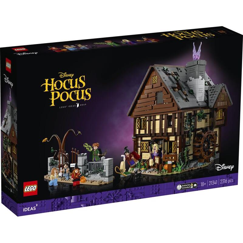 LEGO Ideas Disney Hocus Pocus:The Sanderson Sister's Cottage (21341)
