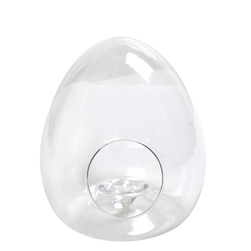 Διακοσμητική Γυάλα Αυγό ESPIEL 24x26εκ. ORT268 (Υλικό: Γυαλί, Χρώμα: Διάφανο ) - ESPIEL - ORT268