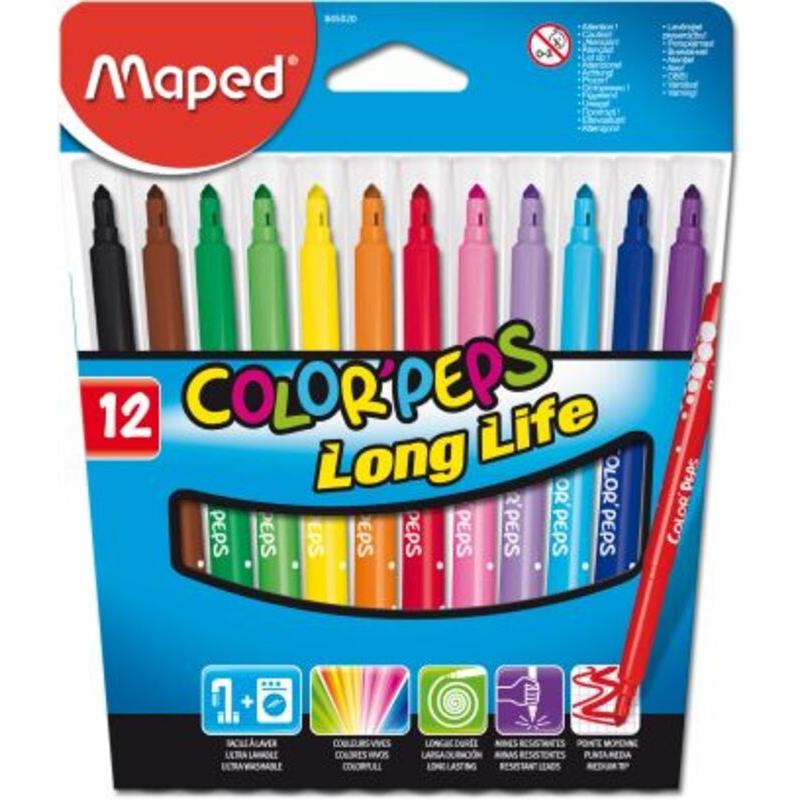 Maped 12 Μαρκαδόροι Color'Peps (845020)
