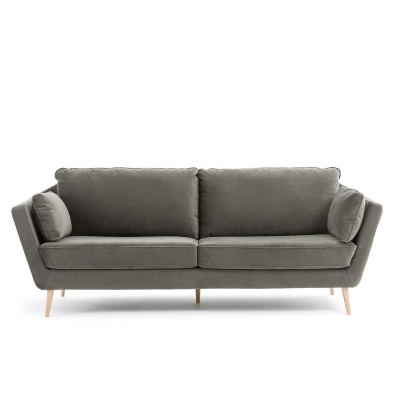 Καναπές από βελούδο 3 Μ87xΠ199xΥ86cm