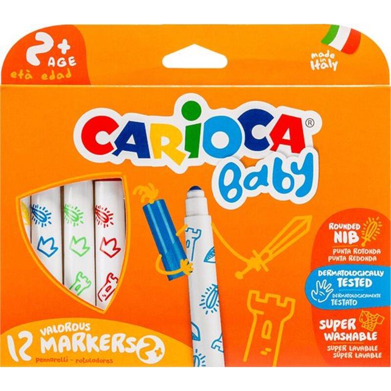 Carioca Μαρκαδόροι Baby 12Τμχ (239.428143)