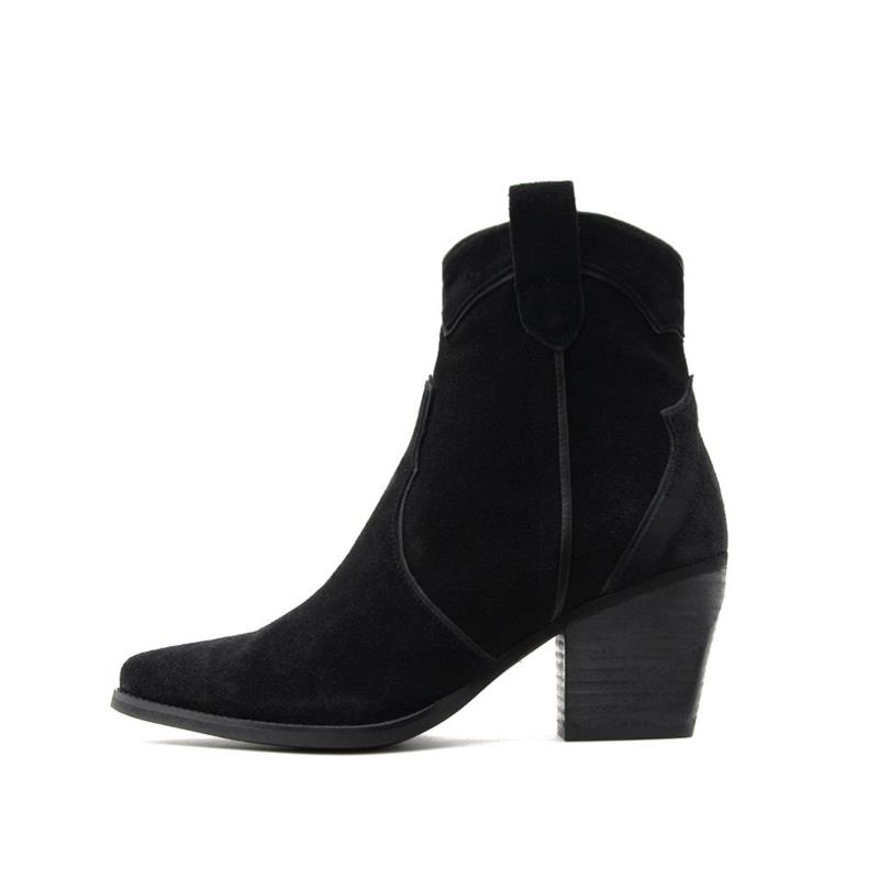 SUEDE LEATHER ANKLE BOOTS WOMEN CREATOR