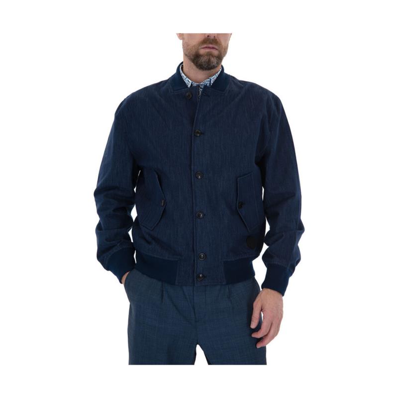 Χοντρό μπουφάν Ted Baker CONHAM DENIM BOMBER JACKET MEN
