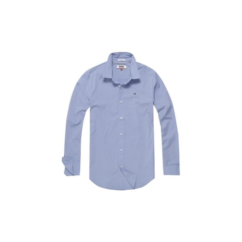 Πουκάμισο με μακριά μανίκια Tommy Hilfiger TOMMY JEANS ORIGINAL STRETCH SLIM FIT SHIRT MEN