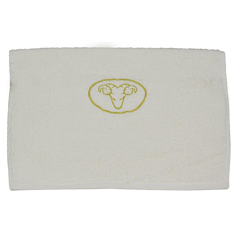 Πετσέτα με ζώδιο Προσώπου Viopros 50x100 Κριός Εκρού (50x100)