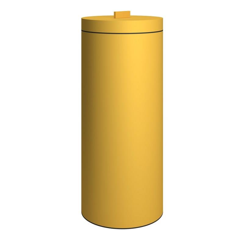 Καλάθι Απλύτων Ανοξείδωτο Matt Yellow 26x60εκ.-30ltr Pam & Co 2560-603 (Υλικό: Ανοξείδωτο, Χρώμα: Κίτρινο ) - Pam & Co - 2560-603
