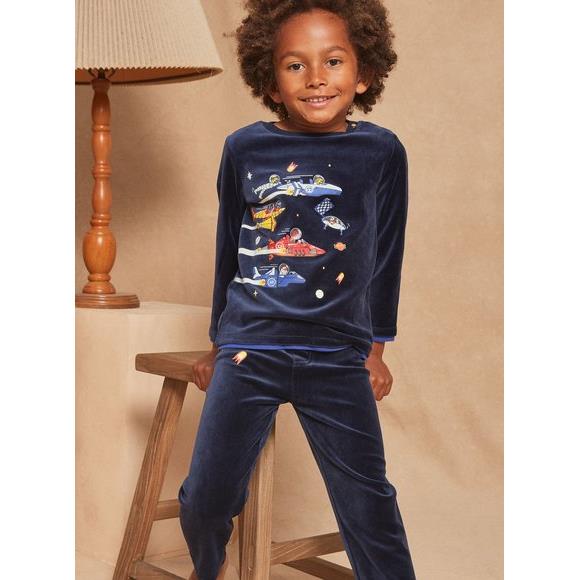 Παιδικές Πιτζάμες για Αγόρια Sergent Major Blue Space - ΣΚΟΥΡΟ ΜΠΛΕ