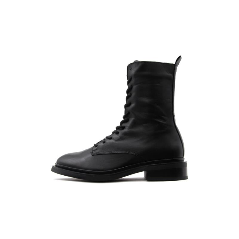 Μποτάκια/Low boots Creator LEATHER BIKER BOOTS WOMEN