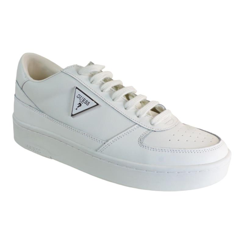GUESS Sneakers Silea Ανδρικά Παπούτσια FM7SILLEA12- WHITE Λευκό