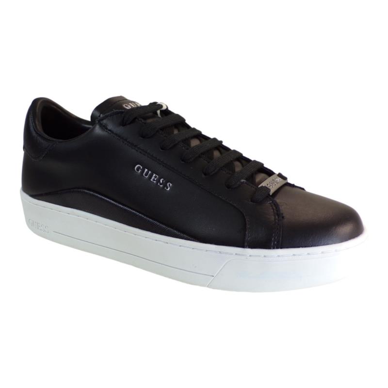 GUESS Sneakers Udine Ανδρικά Παπούτσια FM7UDILEL12-BLACK Μαύρο