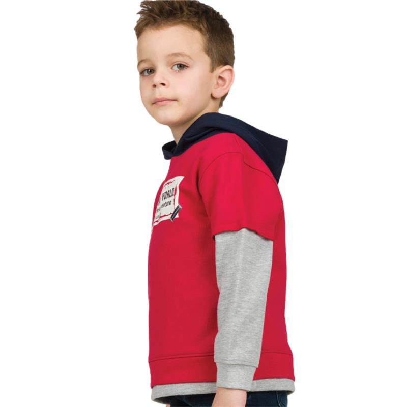 Energiers Φούτερ μπλούζα με τύπωμα για αγόρι ΚΟΚΚΙΝΟ 12-123111-5
