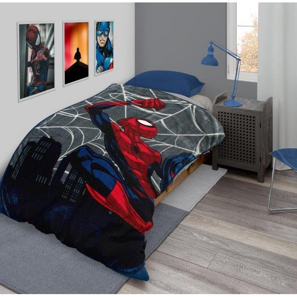 Κουβέρτα Μονή Βελουτέ 160x220εκ. Spiderman 518 Disney DimCol (Ύφασμα: Polyester) - Disney - 52462706001