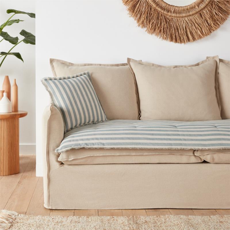 Στρώμα καναπέ από λινό και βαμβάκι 60x180 cm