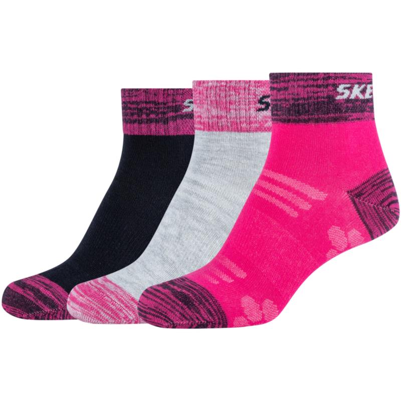Κάλτσες Skechers 3PPK Wm Mesh Ventilation Quarter Socks