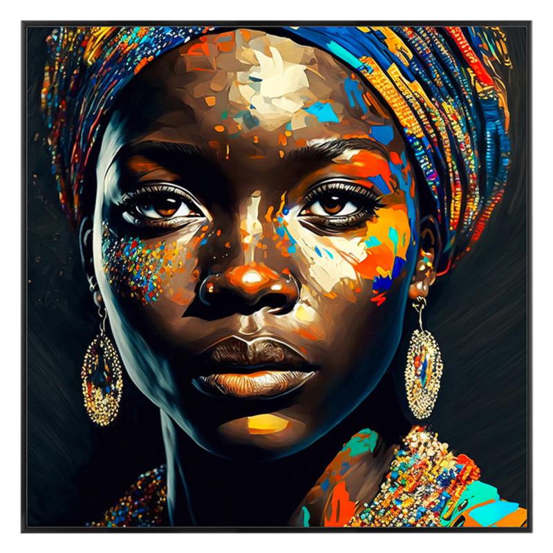 Πίνακες Signes Grimalt Αφρικανική Γυναίκα Ζωγραφική